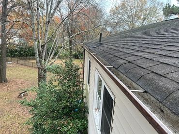 Another set of cleaned gutters in Glen Allen Va.