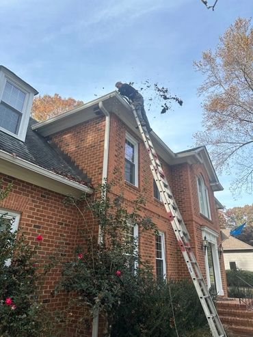 Gutter cleaning in Lakeside Va.