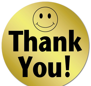 Thank you to all of my customers