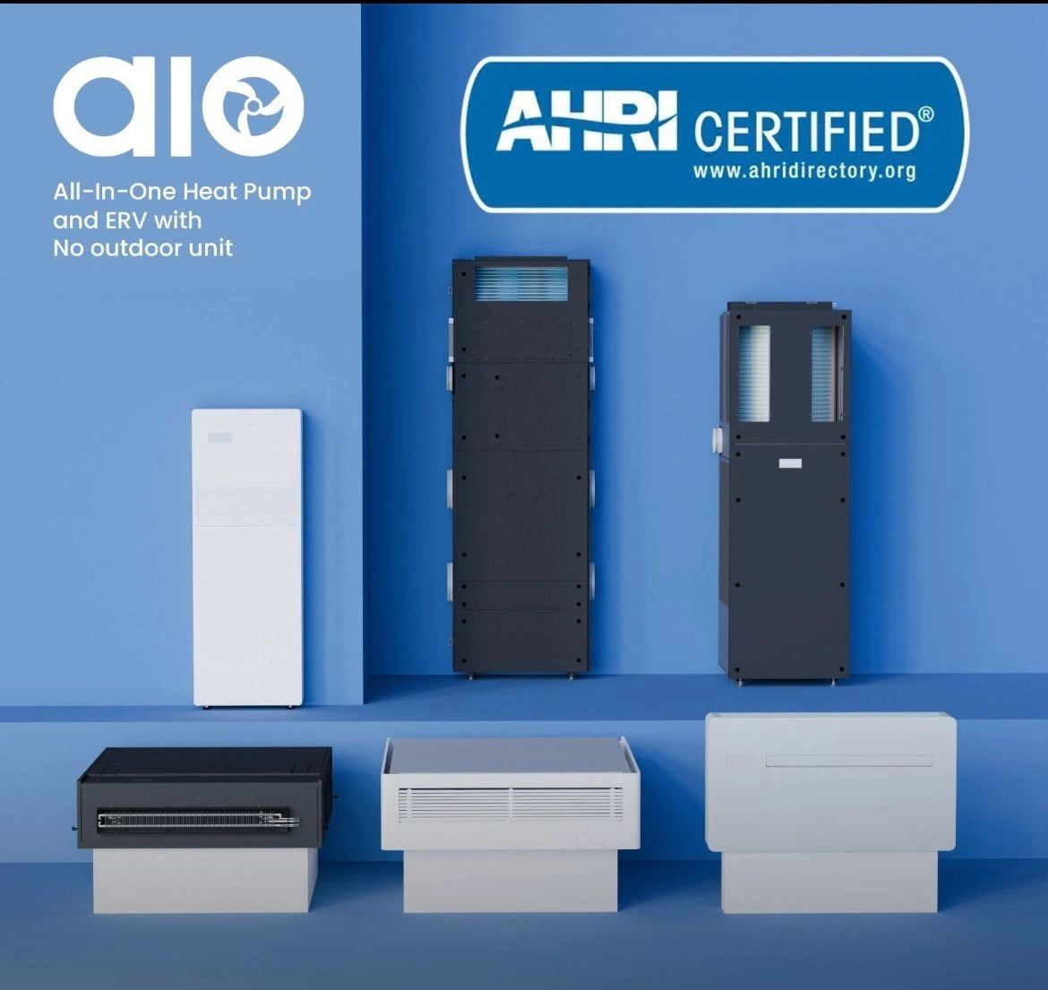 All AIO systems are AHRI certified