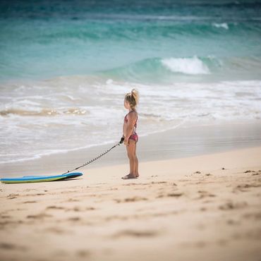 Create lasting childhood memories at this peaceful Hawaii beachfront vacation rental in Kawela Bay.