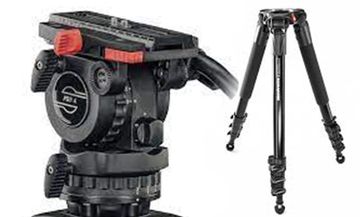 We rent Sachtler tripods and heads. 