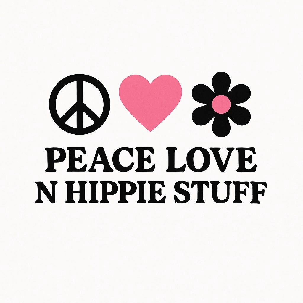 Peace Love N Hippie Stuff Logo