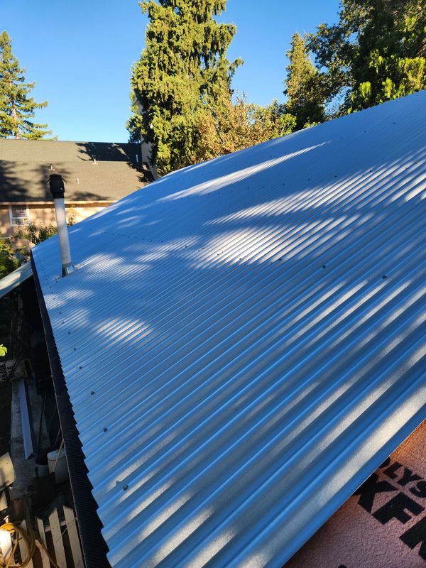Zincalume Plus ASC corrugated roof over Polyglass high-temp underlayment.