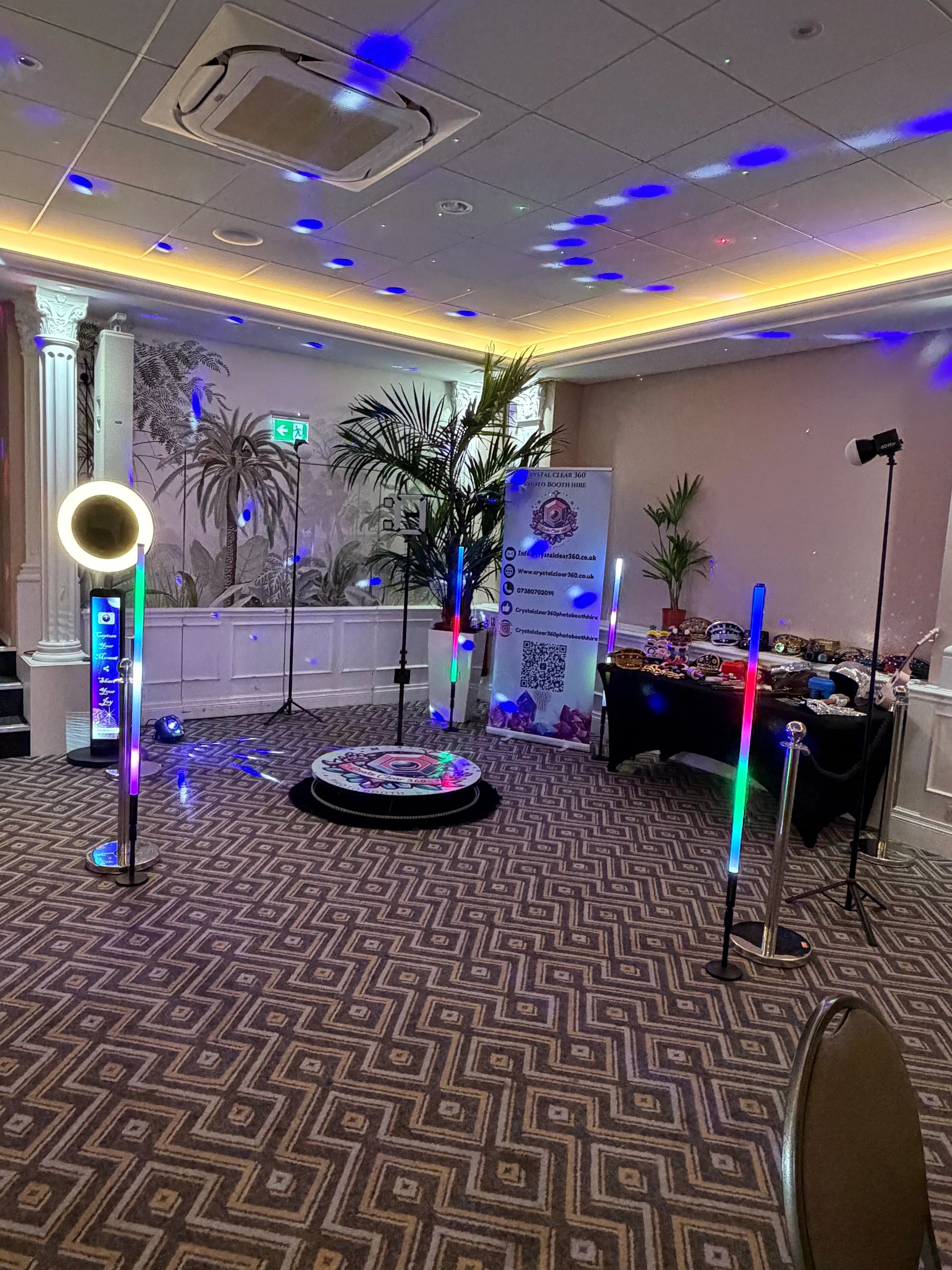 Premium set up of our 360 booth set up