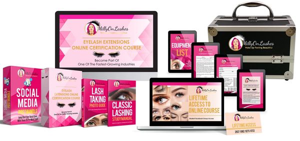 Eyelash extensions training kit