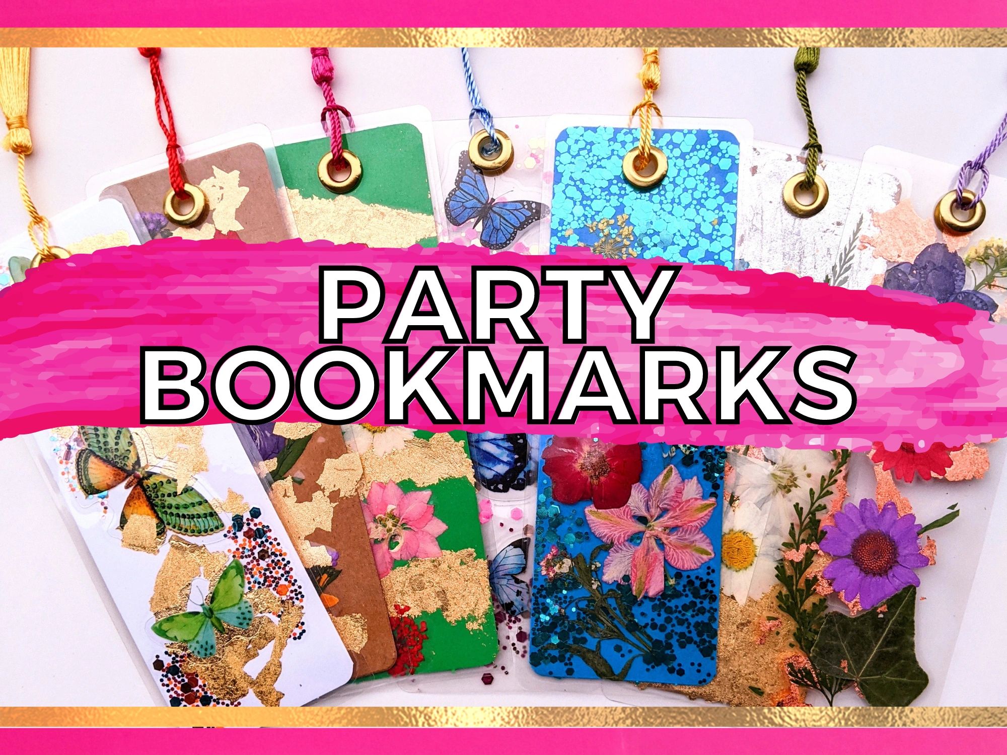 Party Bookmarks different styles