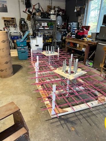 SUNCHASER 8 REBAR FOUNDATION ASSEMBLIES READY TO GO