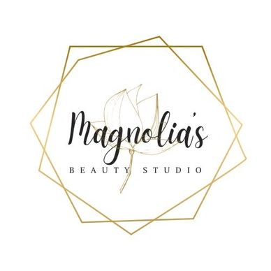 Elegant logo for Magnolia's Beauty Studio.