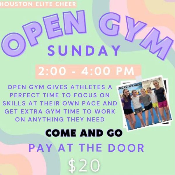Open Gym at Houston Elite Cheer
