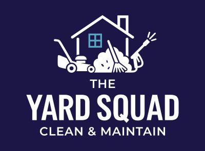 Logo for The Yard Squad, yard cleaning and maintenance service.