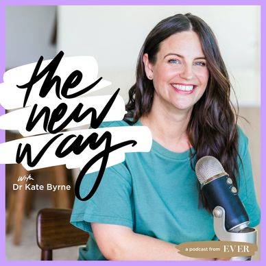 A smiling Dr Kate Byrne, host of the New Way podcast and CEO of EVER
