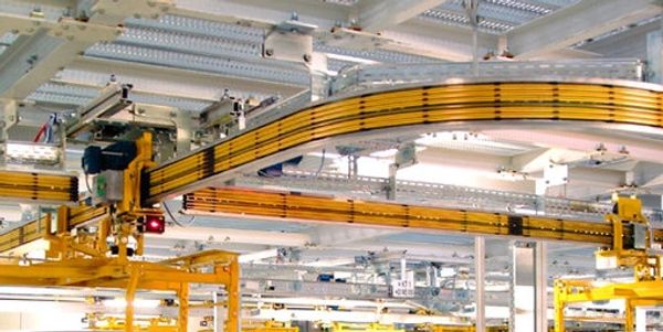 over head electrified monorail conveyor system