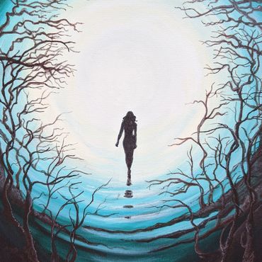 Into the Light - Acrylic Painting