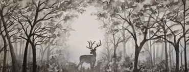 Morning Fog - Watercolor Painting
