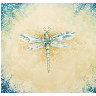 Dragonfly of the Glen - Watercolor Painting