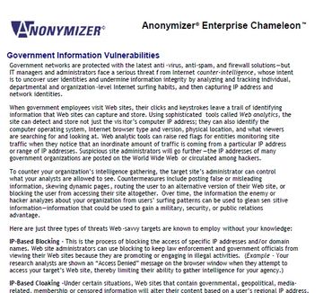 White paper describing benefits of software used to combat web-based safety and security threats.