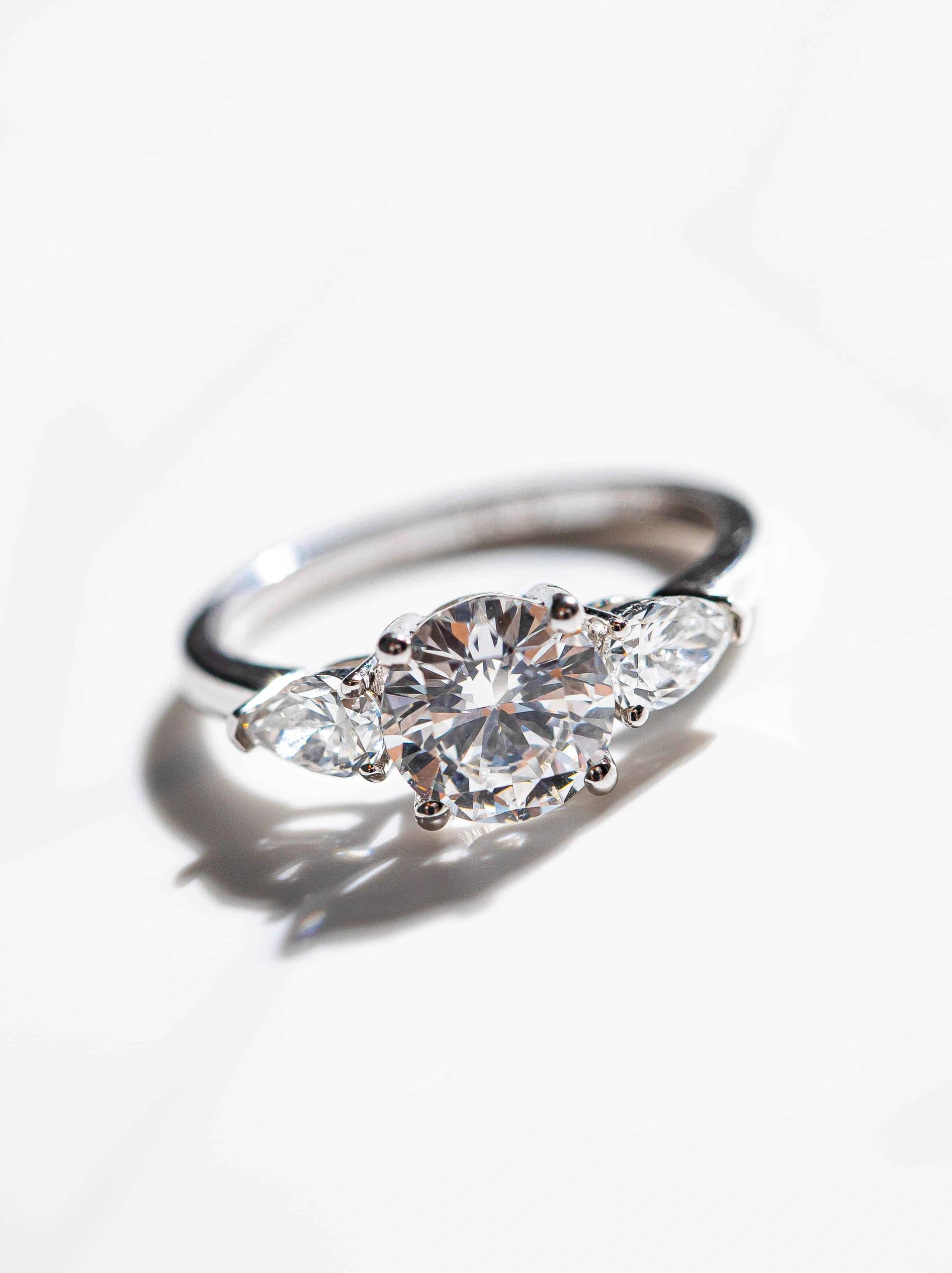 Classic diamond engagement ring