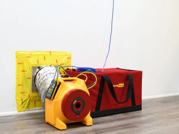 An Air Duct Leakage Test (DET) is required on all new construction homes and major remodels of exist