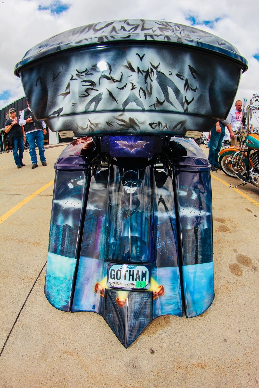 Batman Harley Davidson motorcycle