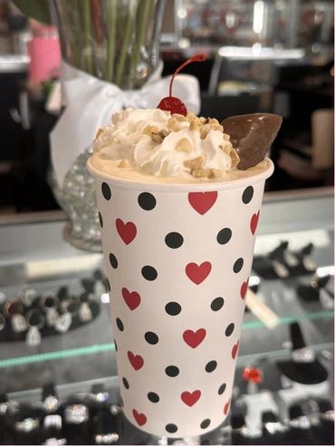 Our delicious Butterfinger Shake