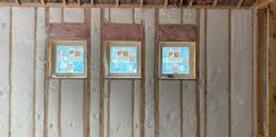 Net And Blow Bib System for wall applications.