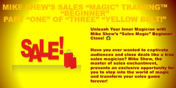 #mike #shew #sales #magic #beginner #sales #course