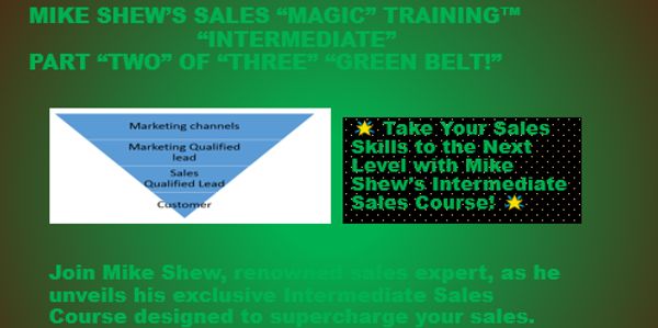 #mike #shew #sales #magic #intermediate #course