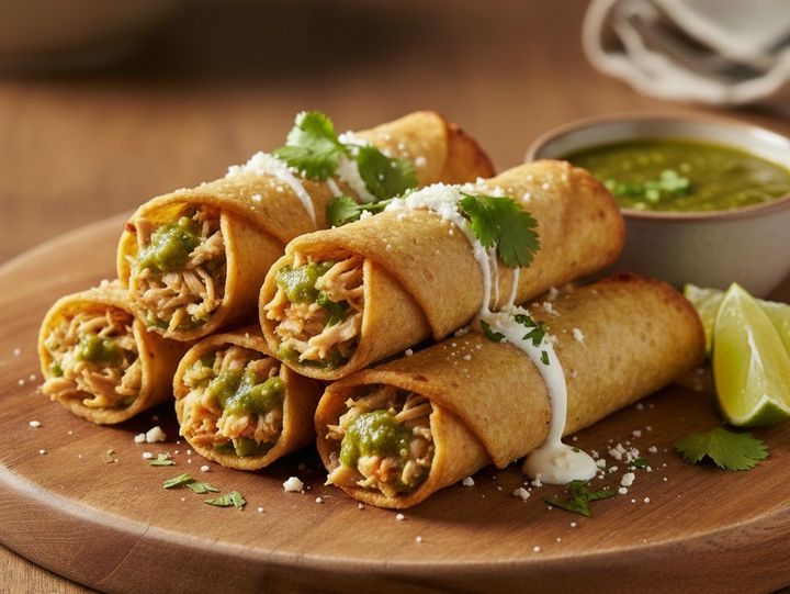 Mint Chicken Taquito
