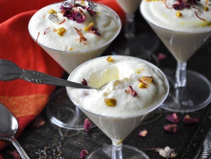 Rasmalai Mousse Shots