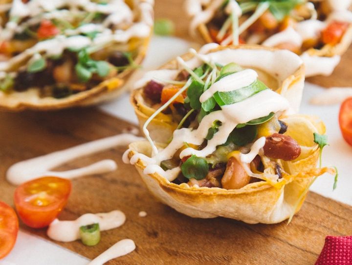 Mexican Taco Chaat Cups