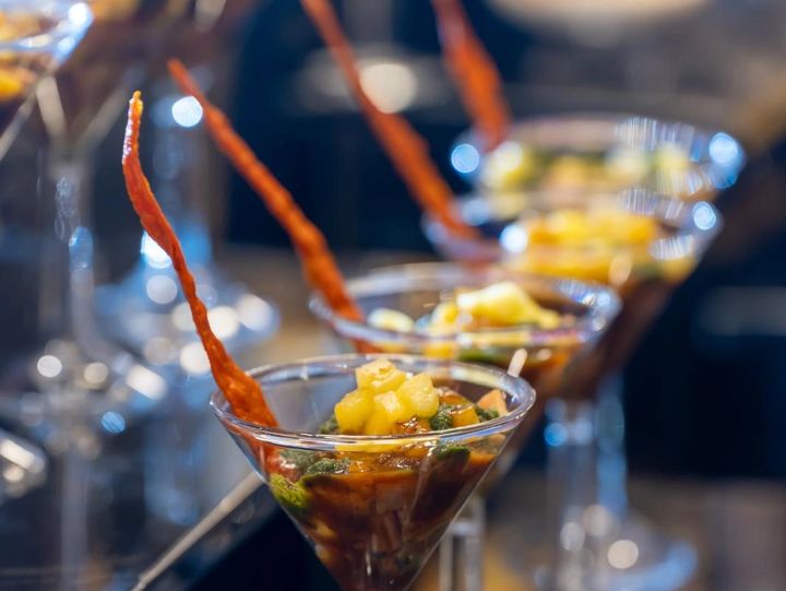 Mango Pineapple Papadi Chaat