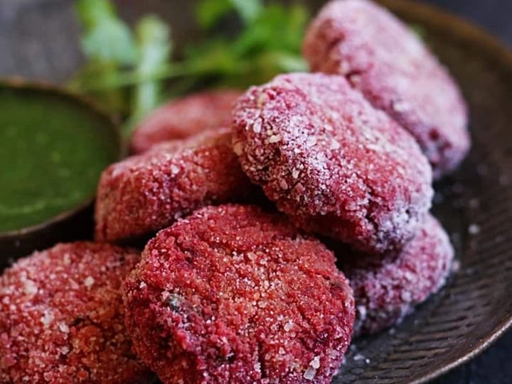 Beetroot Aloo Tikki