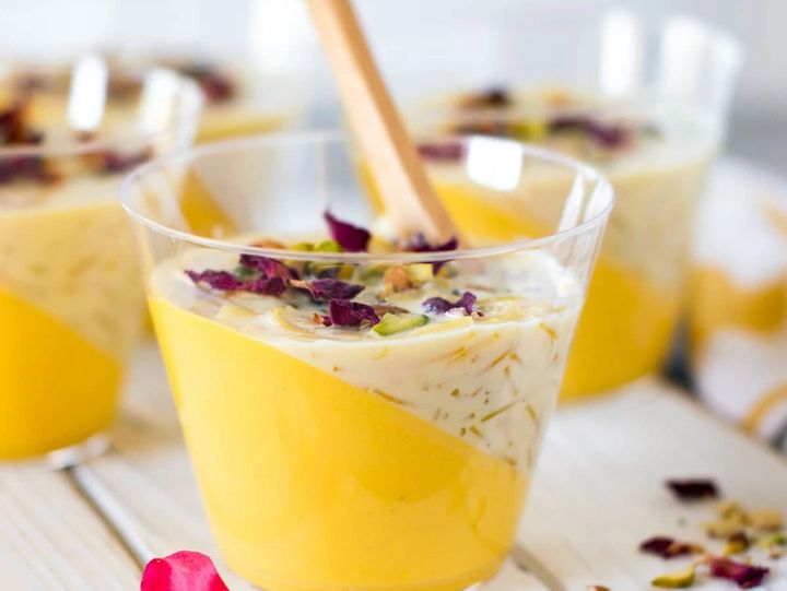 Mango Pudding with Seviyaan Kheer