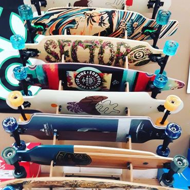 Longboards! Sector 9, Globe, and other leading brands.