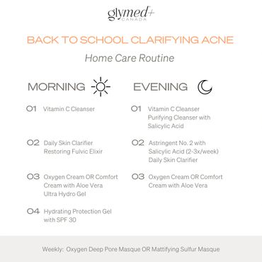 Skin care routine for acne prone skin