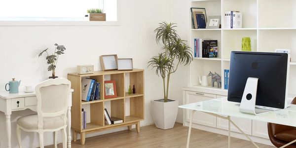 Peaceful organized space clutter-free