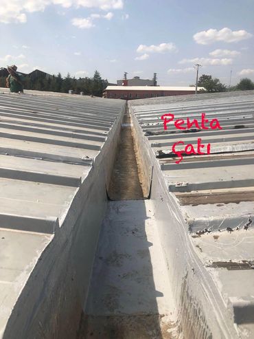 Antrepo çatı onarımı