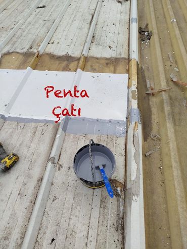 Antrepo çatı onarımı