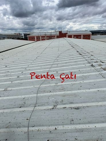 Fabrika çatı tamiratı