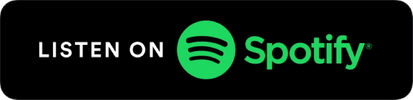 Text reads Listen on Spotify.  Spotify logo.