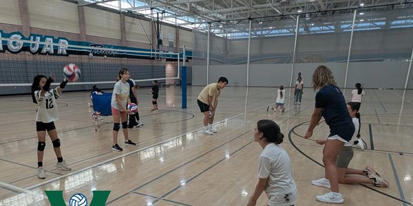 Stream Valley Volleyball Preseason training, Season 2025. Coaches: Hannah Glick and Kyle Ko