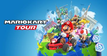 Mario Kart Tour widescreen promotional image