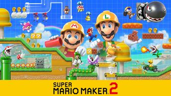 Super Mario Maker 2 widescreen boxart HD