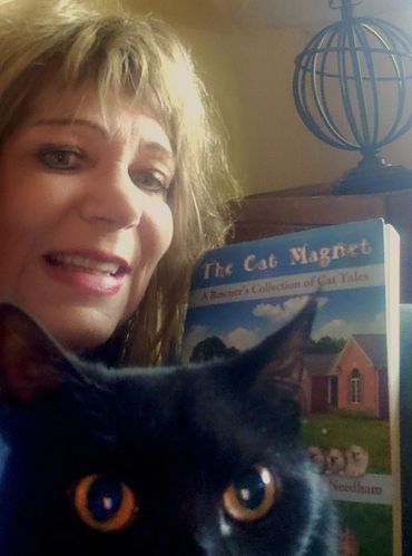 Cat Magnet Fan! Julie and her cat Jazzy! Eagerly awaiting our second book!