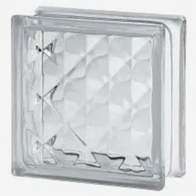 glass block pyramid diamond 3" metric seves