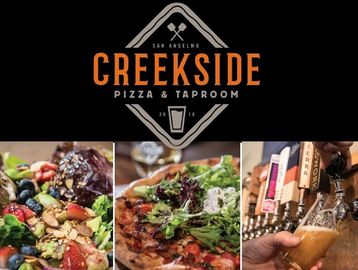 Creekside Pizza & Taproom. Open 365 days a year. Marin’s #1 pizza and craft beer destination.  
