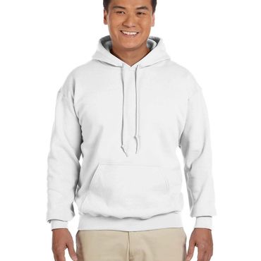 Gildan Adult Heavy Blend™ Hooded Sweatshirt-g185 - White