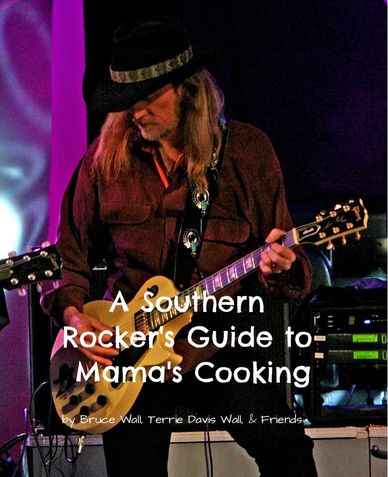 Southern rocker playing guitar on stage with book title overlay.