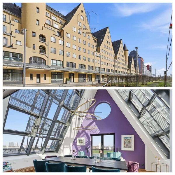 VERKAUF
Köln-Rheinauhafen
Luxuriöses Wohnen in der Agrippinawerft Exklusive Maisonette mit Galerie